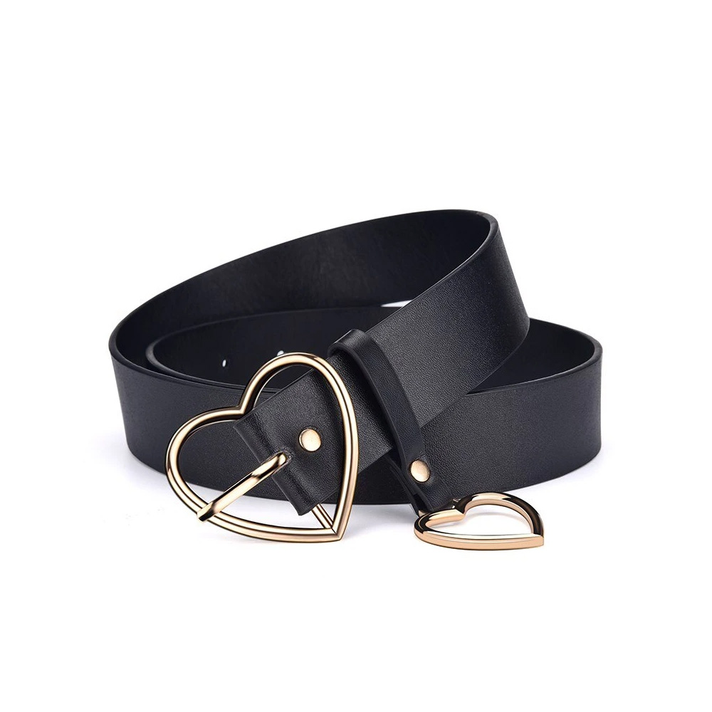 Heart Buckle Belt For Jeans, Shorts & Overcoats