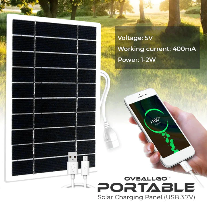 Fivfivgo Tragbares Solarladepanel