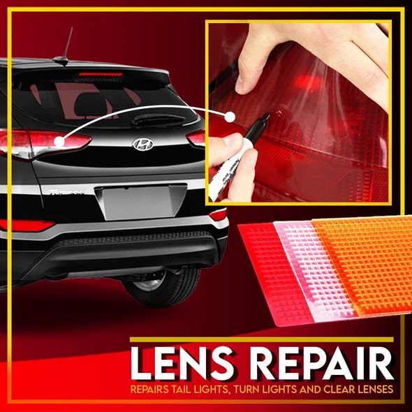 High Strength Red Lens Repair Film (Set of 3pcs)