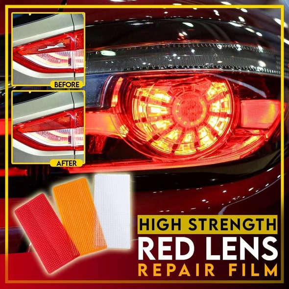 High Strength Red Lens Repair Film (Set of 3pcs)