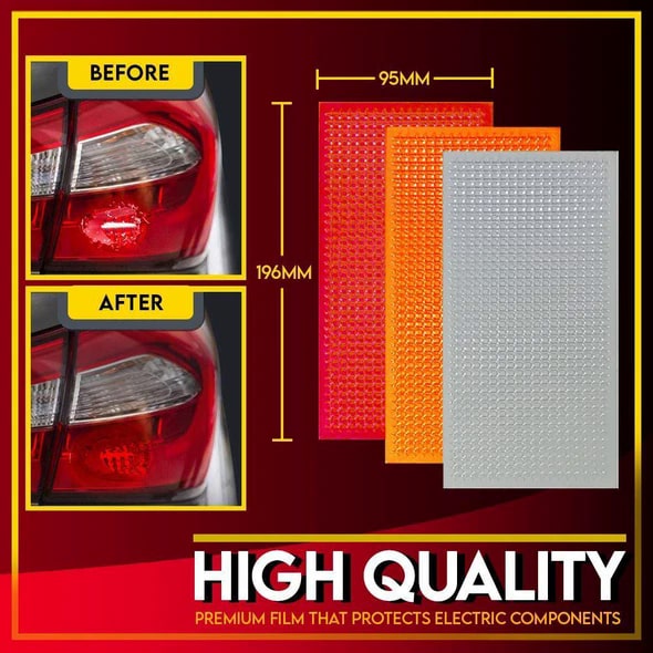 High Strength Red Lens Repair Film (Set of 3pcs)