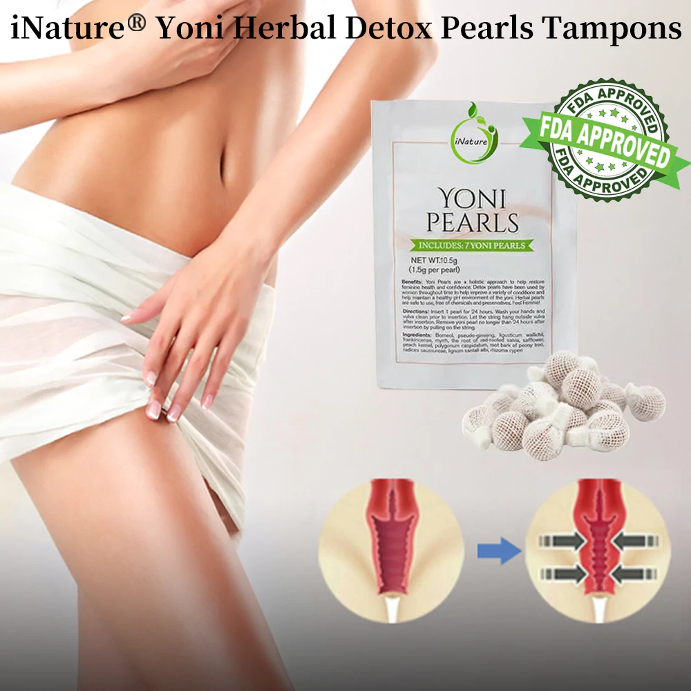 iNatureŽ Yoni Herbal Detox Pearls Tampons