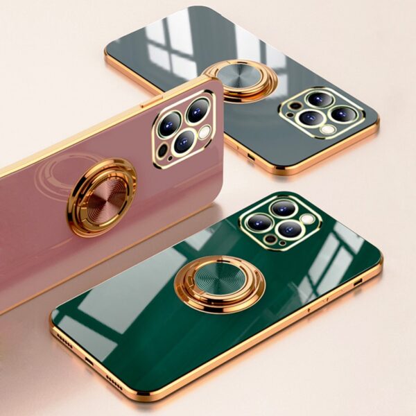 iPhone 11 12 13 Magnetic Ring Holder Case