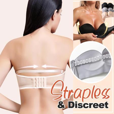 Strapless Front Buckle Lift Bra