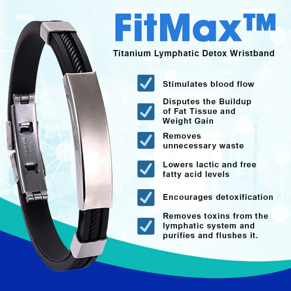 FitMax Titanium Lymphatic Detox Wristband