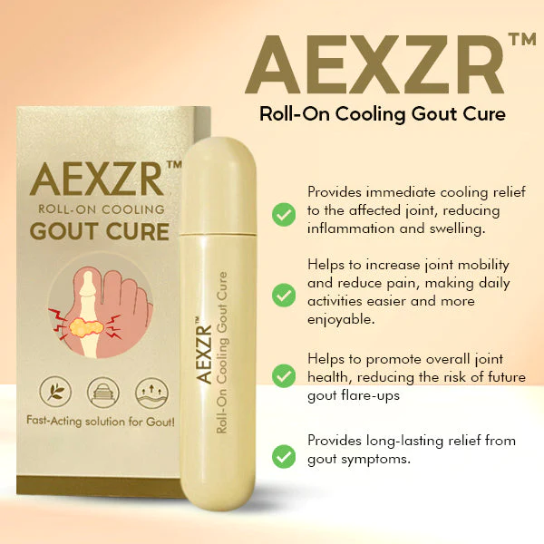 AEXZR Roll-On Cooling Gout Cure