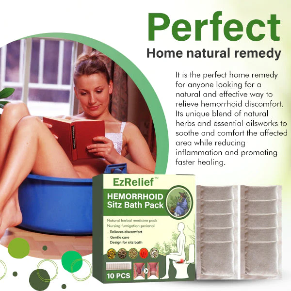 EzRelief Hemorrhoid Sitz Bath Pack (10pcs)