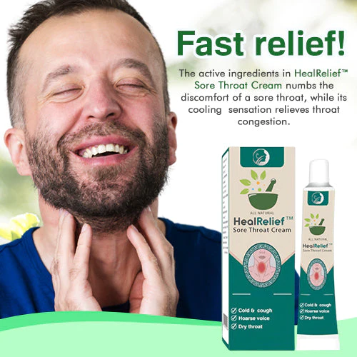 HealRelief Sore Throat Cream