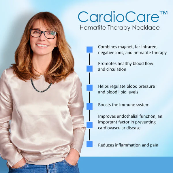 CardioCare Hematite Therapy Necklace