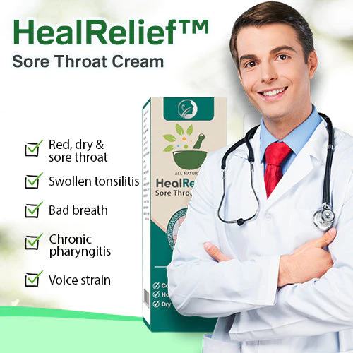 HealRelief Sore Throat Cream