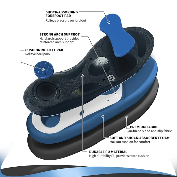 PCSsole Orthopedic High Arch Support Insole (35mm)