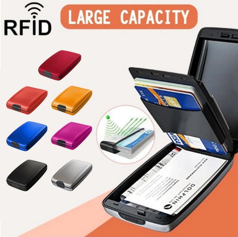 Rfid Anti-Theft Aluminum Wallet Clip