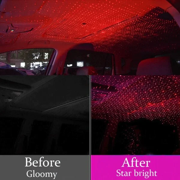 USB Light Car Star Projector