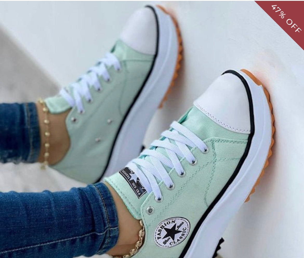 2022 Canvas Shoes Women Fashion Trainers