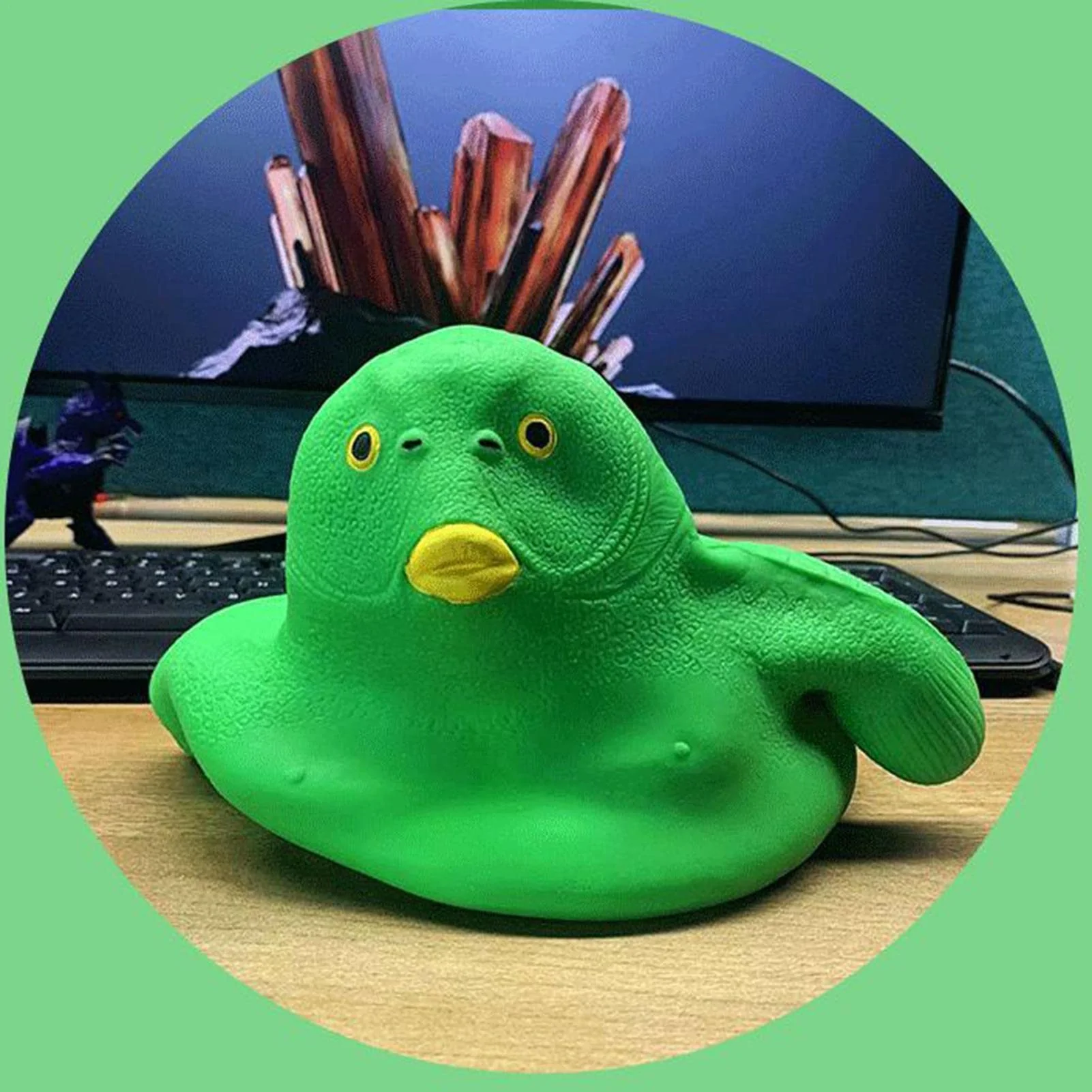 Green Fish Decompress Toy