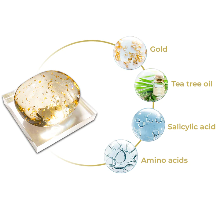 GFOUK AcneVe Anti-Mite Gold Foil Soap