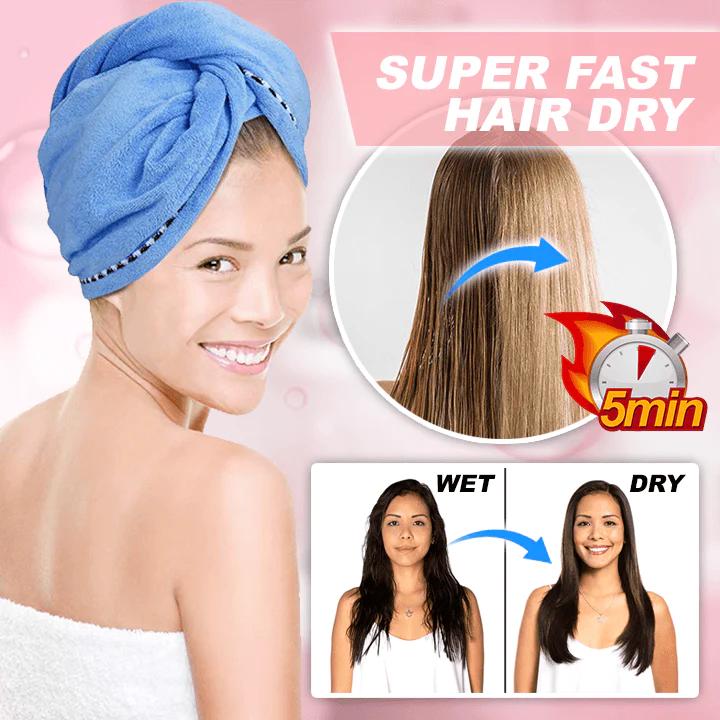 Magic Instant Dry Hair Towel