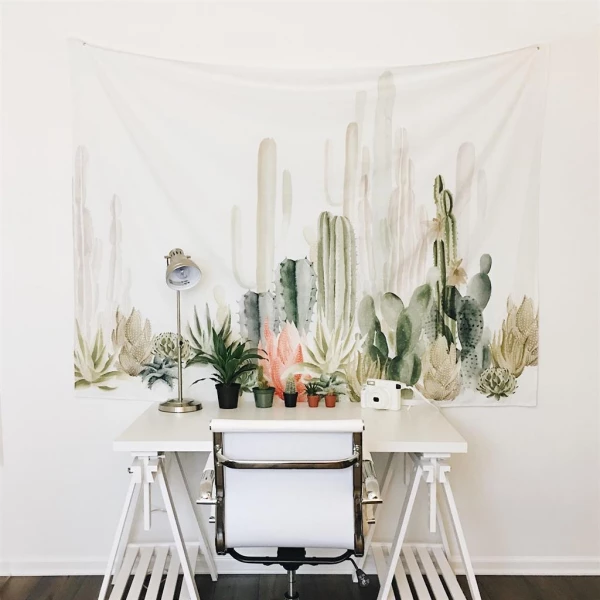 Boho Cacti Tapestry