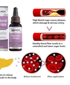 AGH Natural Detox & Body Sculpting Blood Sugar Drops PRO