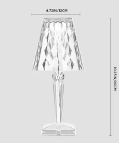 Crystal Diamond Table Lamp