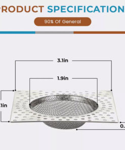 Stainless Steel Anti-Blocking Floor Drain Strainer