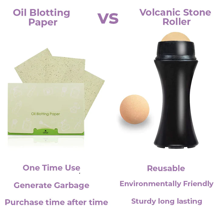 Facial Oil Control Volcanic Stone Roller