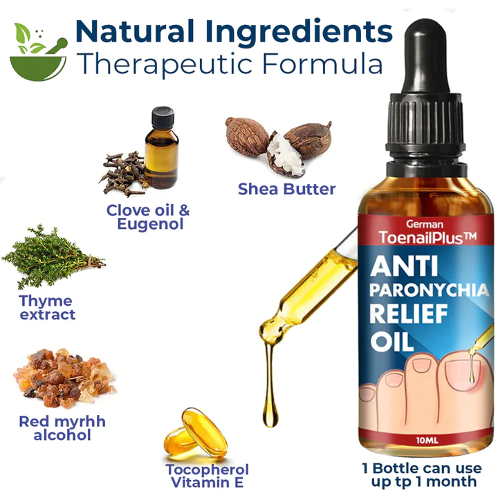 German ToenailPlus Anti Paronychia Relief Oil