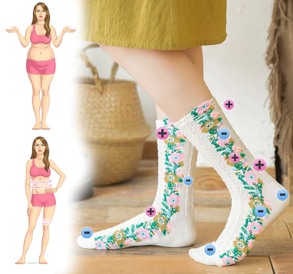 Fittex HeatDetox Floral Socks