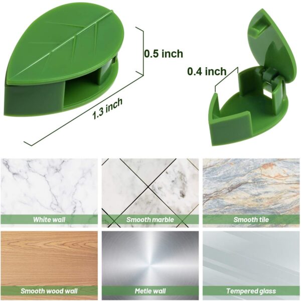 Leaf Shaped Self Adhesive Hook (10/20/40pcs)