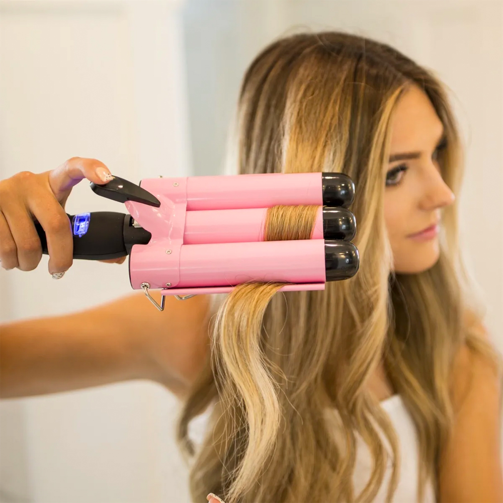 Three Barrel Mermaid Hair Styler Curling Iron