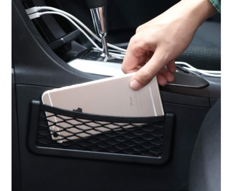 Stick-On Car Storage Pocket