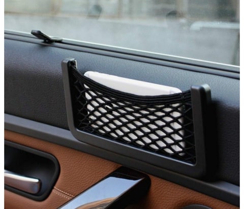 Stick-On Car Storage Pocket