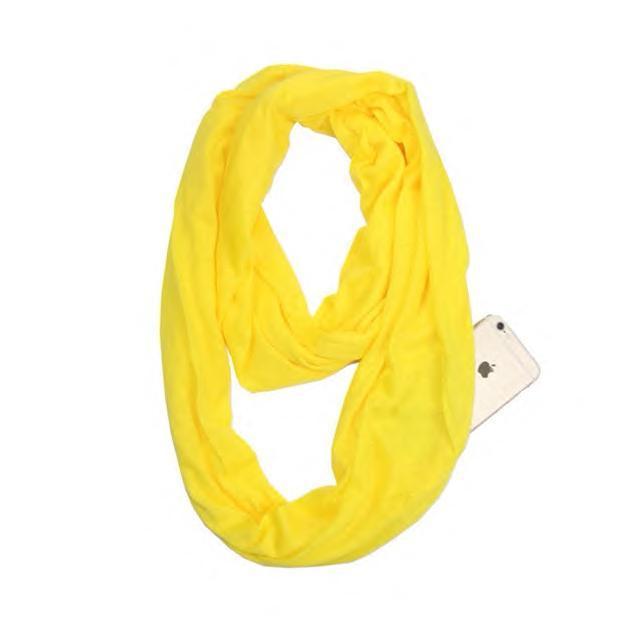 Anti Theft Scarf with Pocket