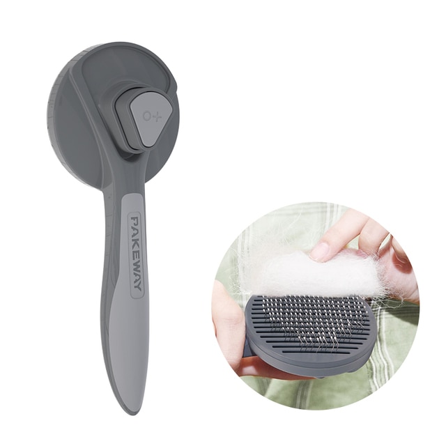 Self-Cleaning Slicker Brush