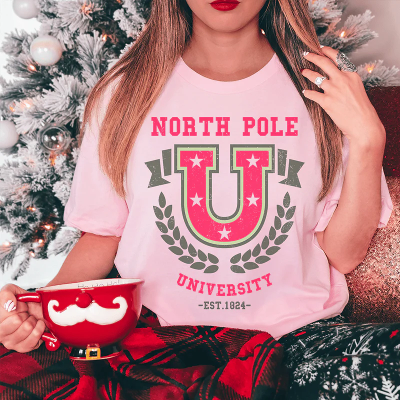 North Pole University Tee