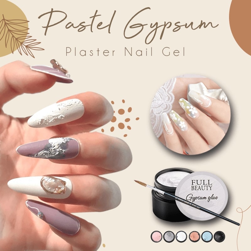 Pastel Gypsum Plaster Nail Gel