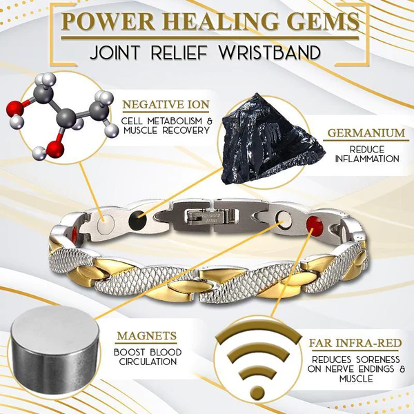 Negative Ion And Germanium Energy Joint Relief Wristband