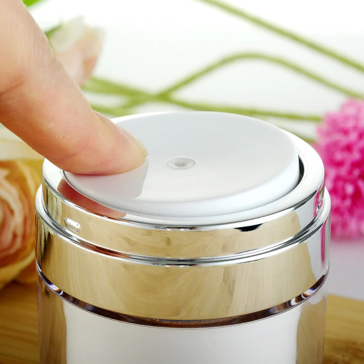 Cream Jar Vacuum Bottle