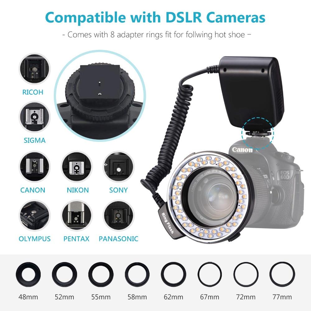 Camera DSLR Ring Flash Kit