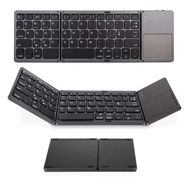 Foldable Wireless Bluetooth Keyboard with Touchpad