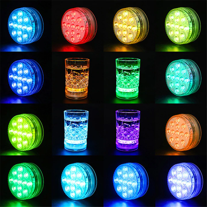 16 Colors Submersible Led Pool Light Remote Control