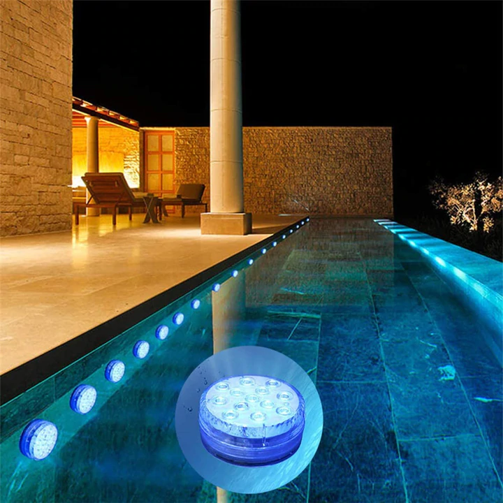 16 Colors Submersible Led Pool Light Remote Control