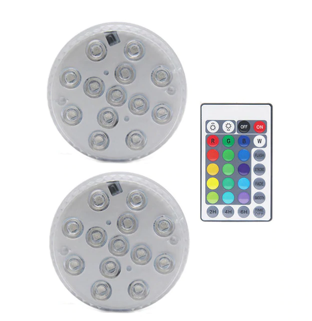 16 Colors Submersible Led Pool Light Remote Control