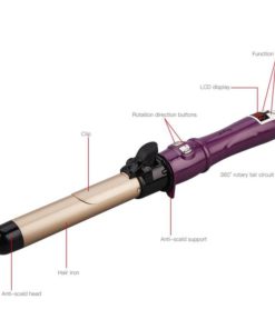 Self-Rotating Curling Iron