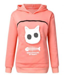 Cat Lovers Hoodie Cuddle Pouch