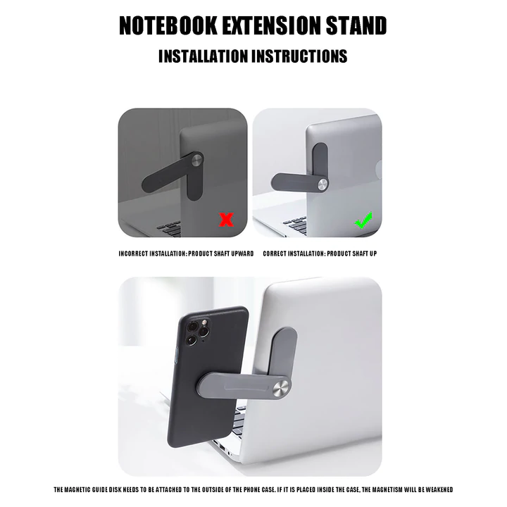 Rotatable Monitor Phone Holder Extension