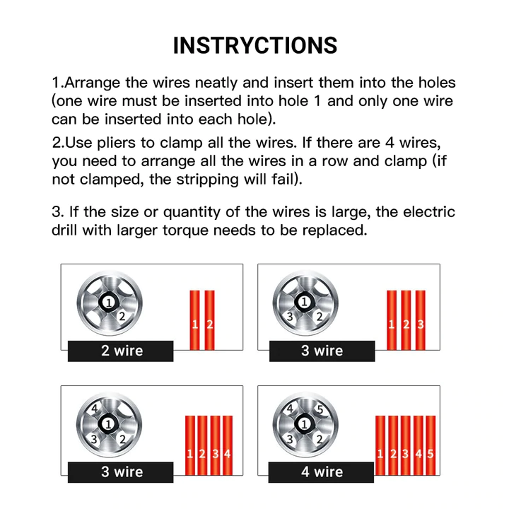 Automatic Wire Stripper Cable Wire Connector Tool