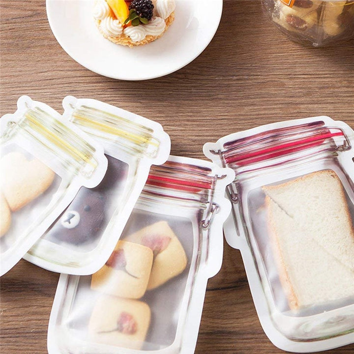 Reusable Mason Bottle Ziplock Bags