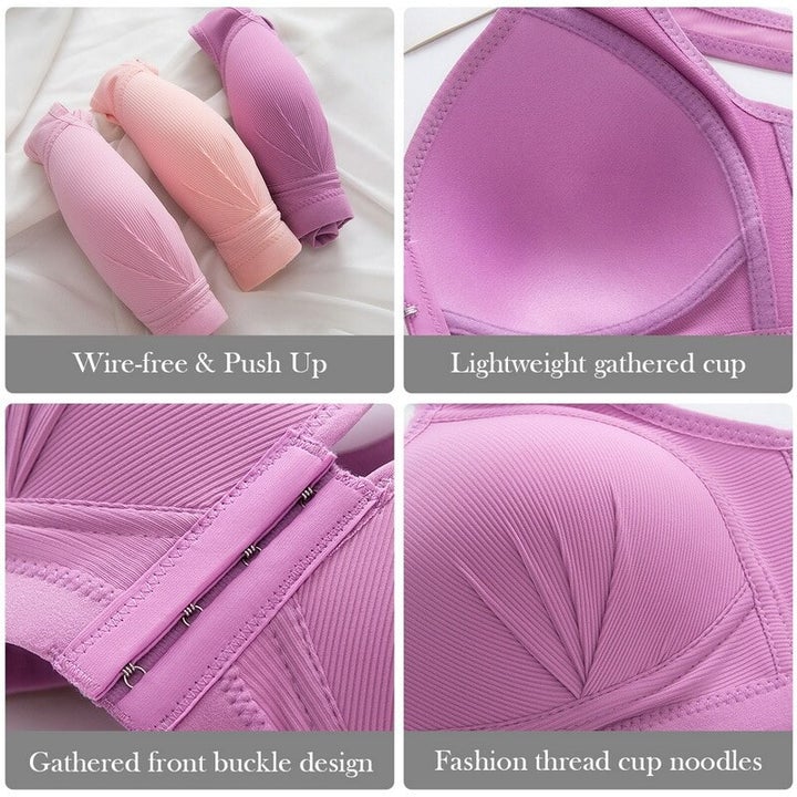 Front Closure Push Up Bra