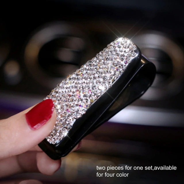 Car Visor Sunglasses Diamond Holder